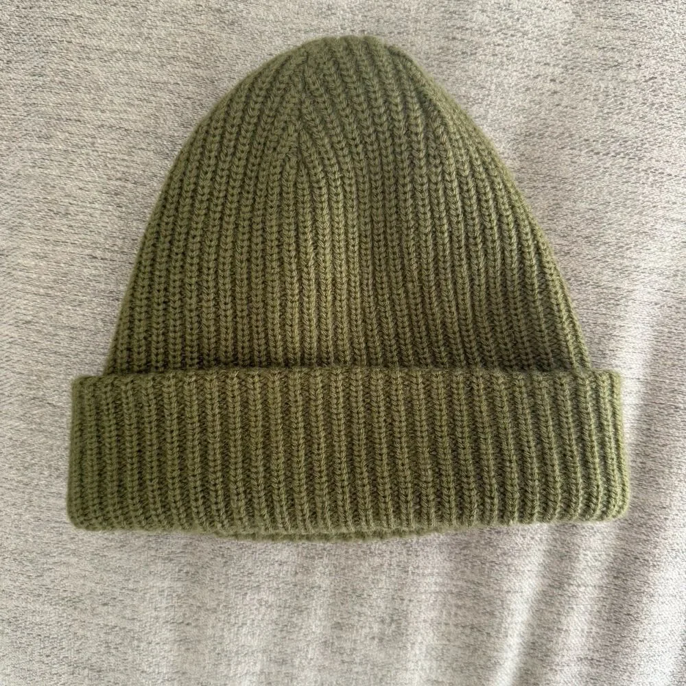 The North Face Youth Salty Dog Beanie Burnt Olive Green Kids Winter Hat